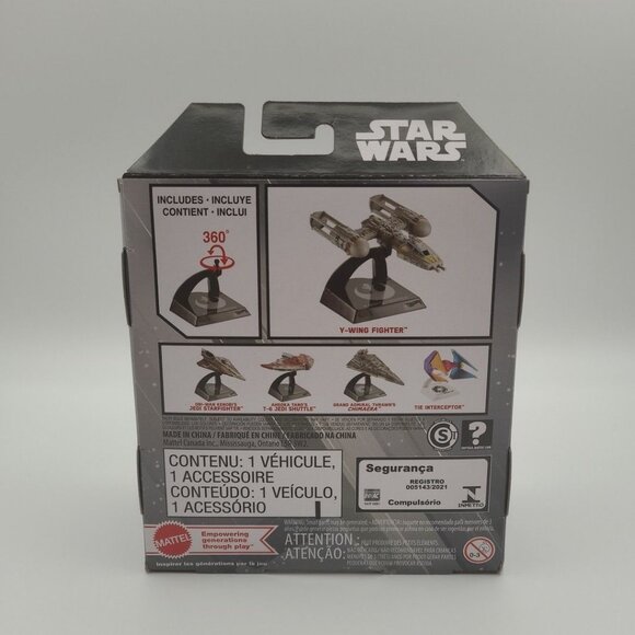 Hot Wheels Star Wars Starships Select Lot Of 5 Ahsoka Tano T-6 Y-Wing Fighter - Picture 7 of 10